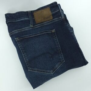 Mavi Zach Straight‎ Leg Jeans Mens 38x32 Blue Denim Cotton Blend Comfort Stretch